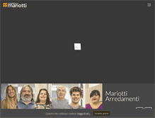 Tablet Screenshot of mobilificiomariotti.com